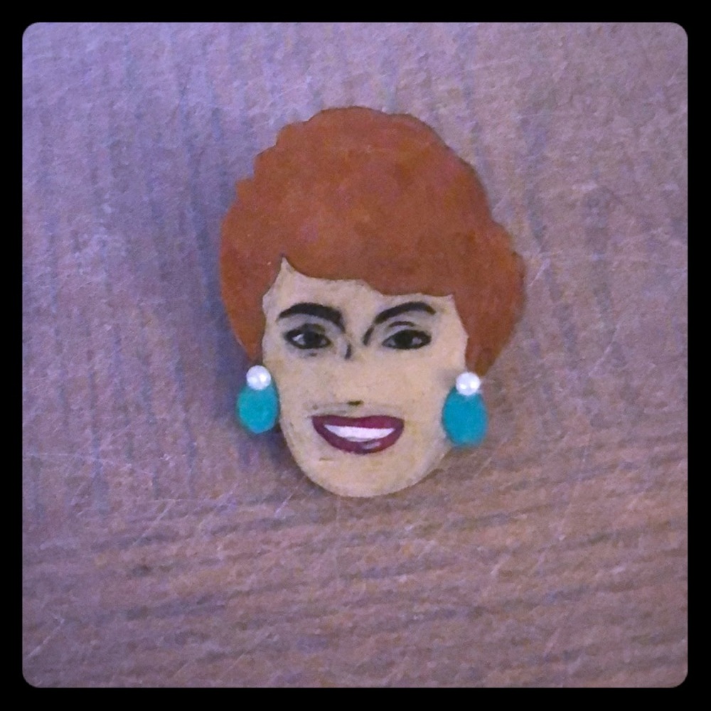 Blanche Golden Girls Brooch/Pin